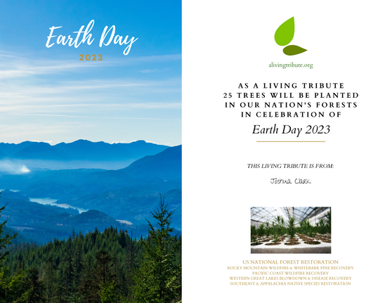 Plant a Tree for Earth Day 2024 - A Living Tribute